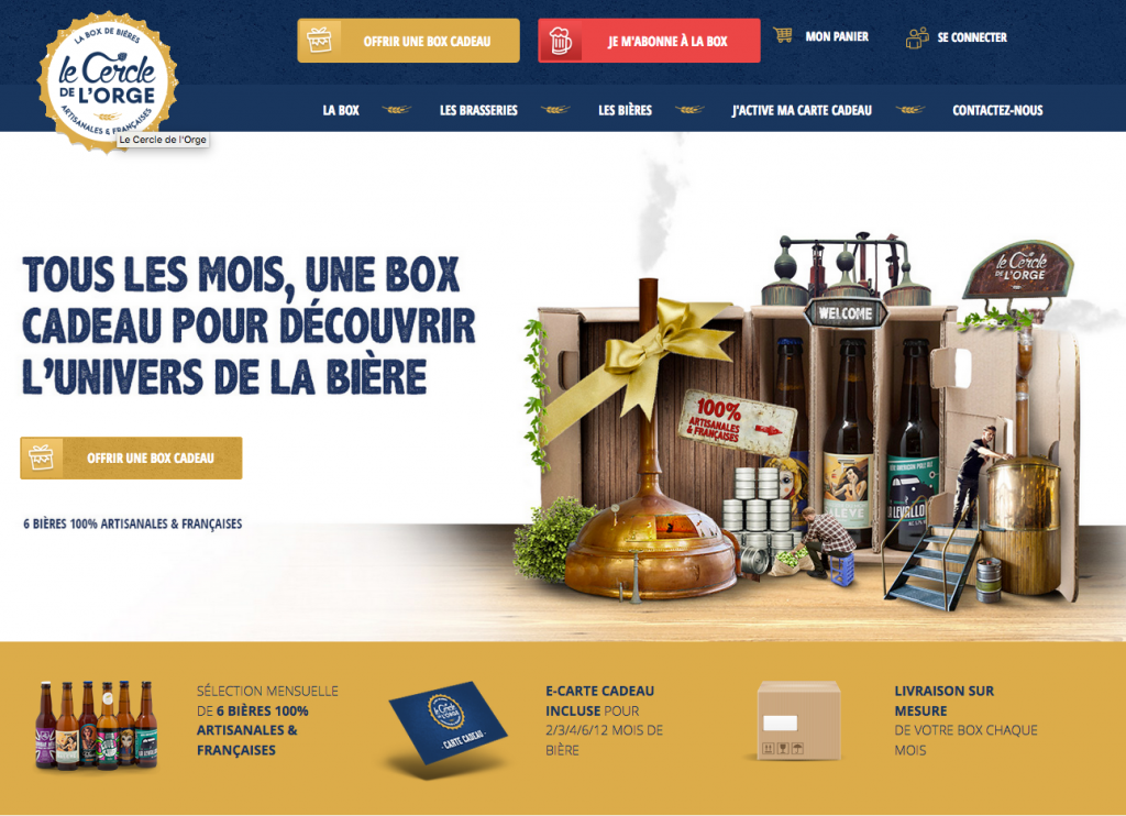 Box bière Cercle de l'orge