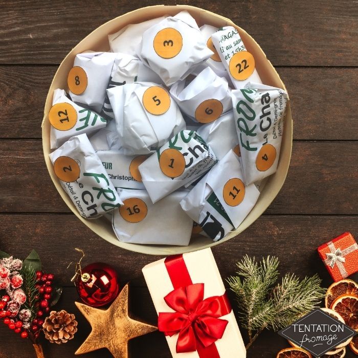 Un calendrier de l'avent composé de fromages ça existe vraiment
