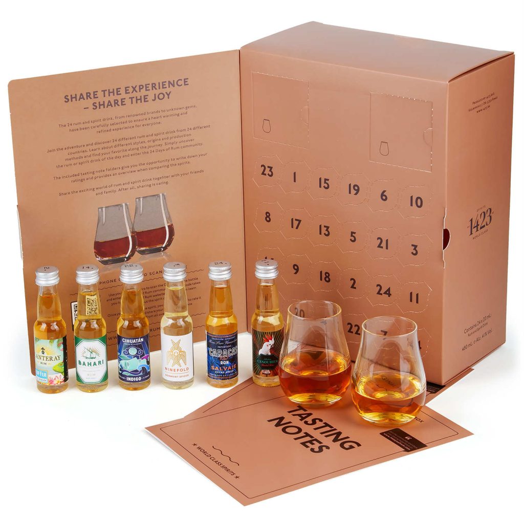 Calendrier de l'Avent Mocha Edition 24 jours de Rhum - 24 mignonnettes