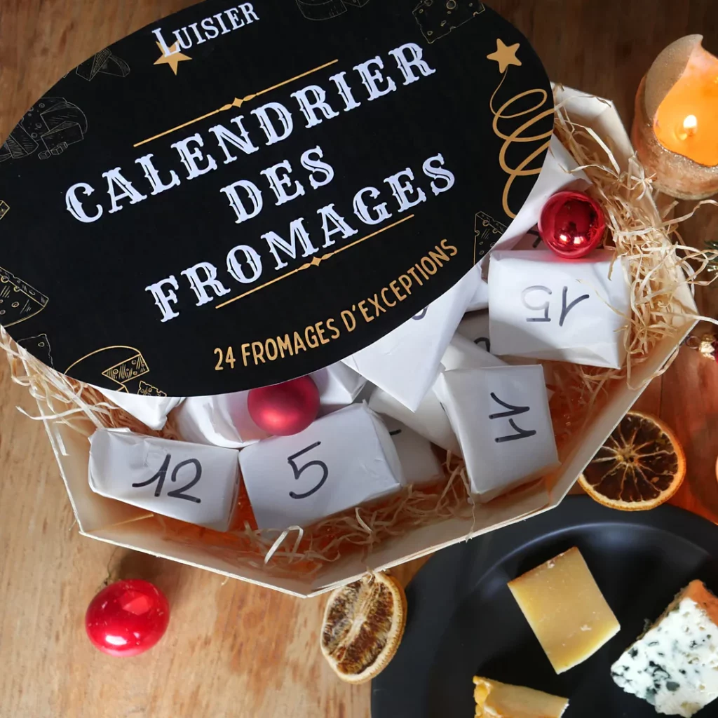 calendrier avent fromage Luisier