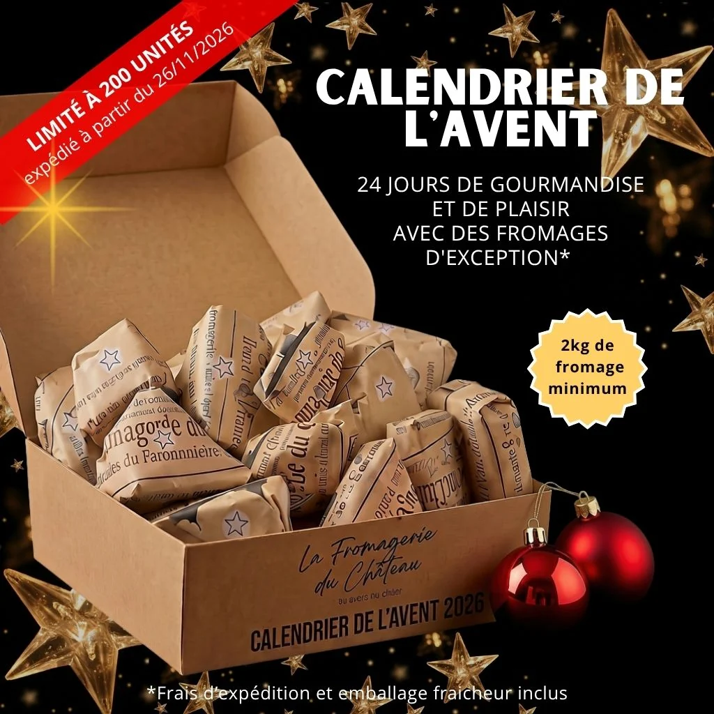 Calendrier avent fromagerie du chateau