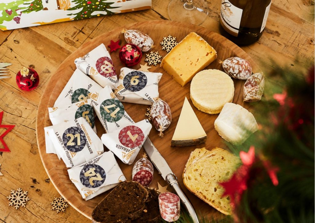 Calendrier avent fromage et saucisson La Belle Fromagerie