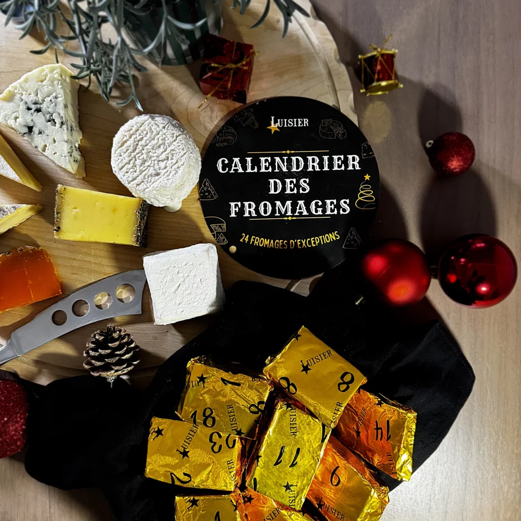 Calendrier de l'avent fromage Luisier Affineur