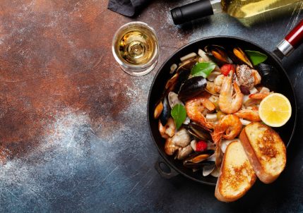Accord vin fruits de mer
