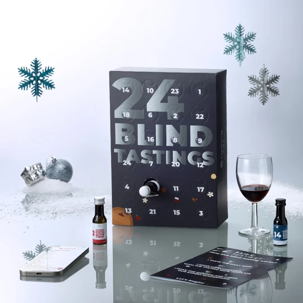 Calendrier avent vin Blind Tastings