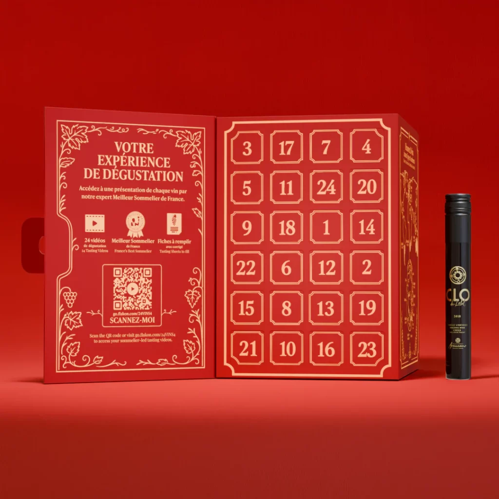calendrier avent vin Flakon 2025