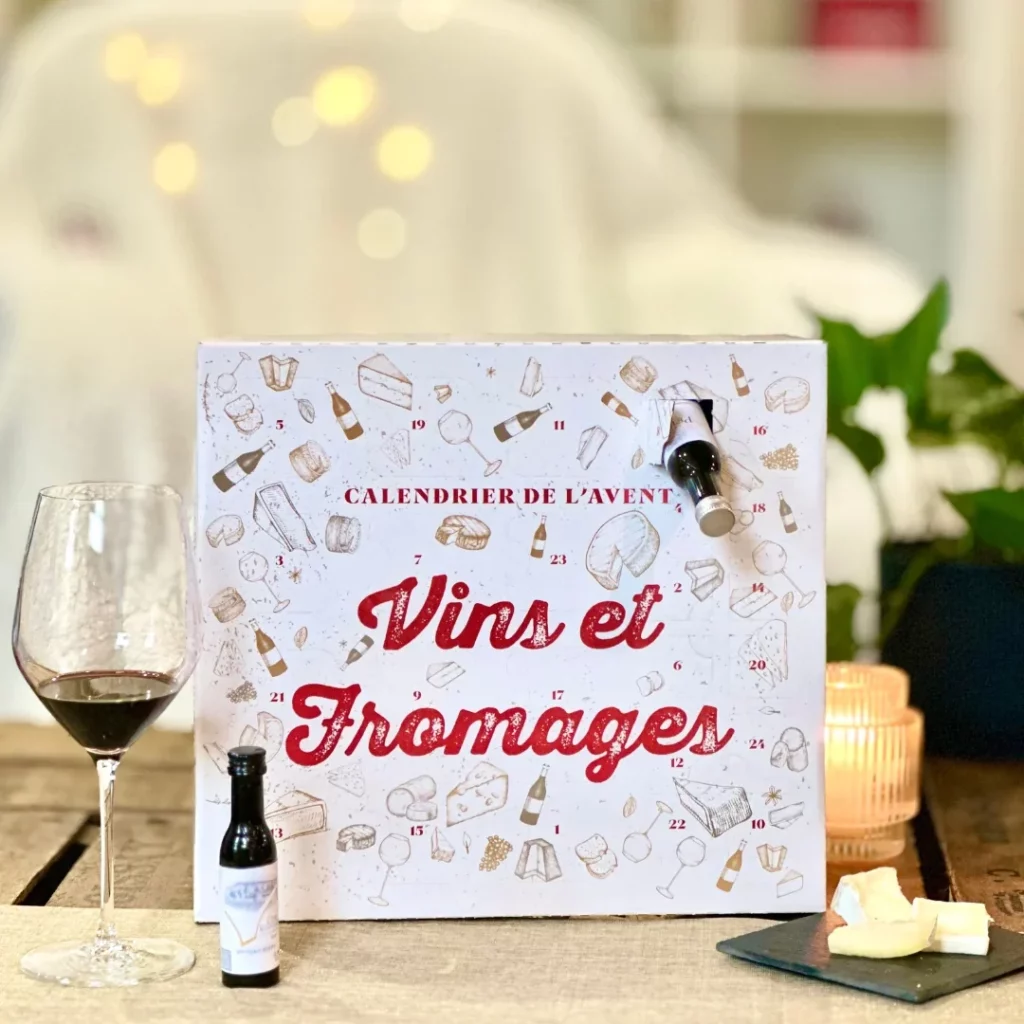 Calendrier avent vin et fromage