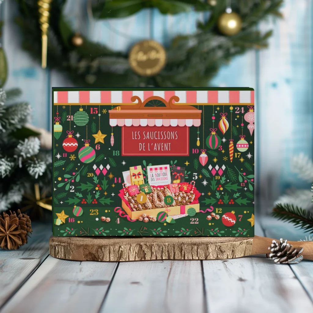 Calendrier avent 87 saucissons La Boutique des saucissons 2026